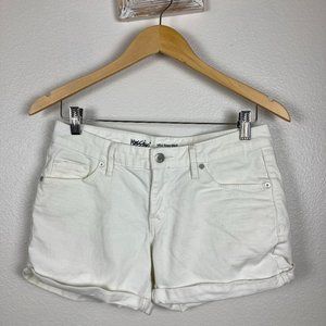 3/$20 Mossimo Midrise White Jean Shorts